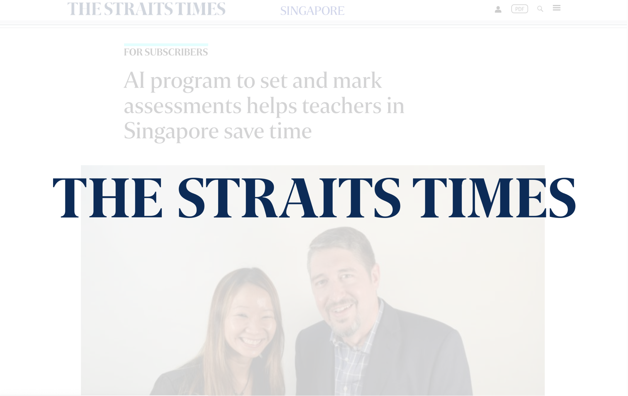 AI program to set and mark assessments helps teachers in Singapore save time